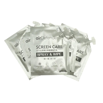 Screen Care 全方位屏幕抗菌噴霧補充裝(5包裝) - airDefender HK