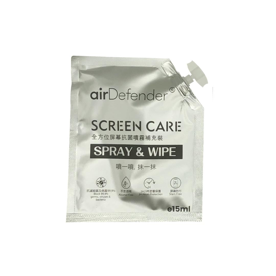 Screen Care 全方位屏幕抗菌噴霧補充裝(5包裝) - airDefender HK